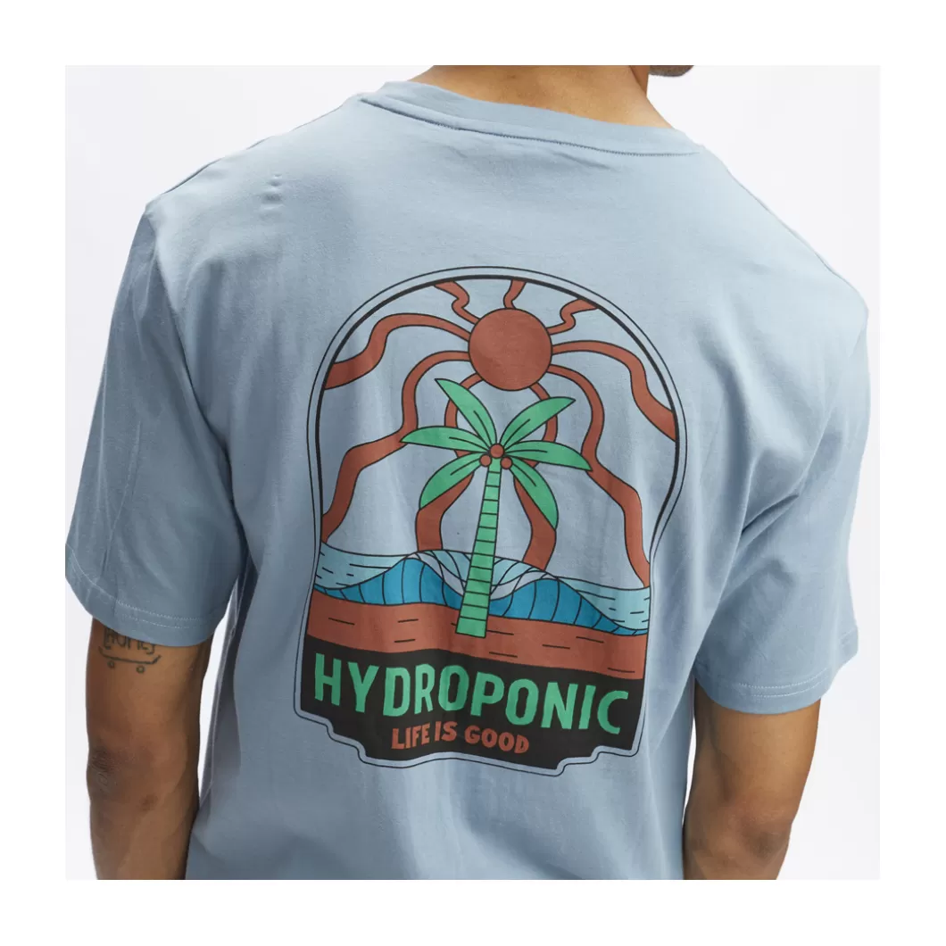 Hydroponic Camisetas Niño>Camiseta Niño LIFE Faded Denim