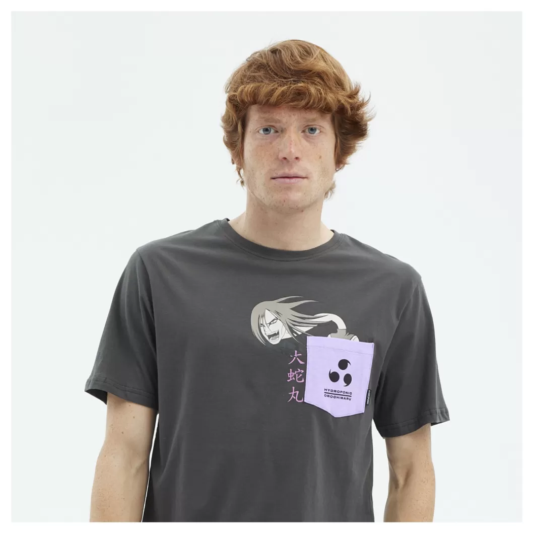 Hydroponic Camisetas Niño | Naruto Colabo>Camiseta Niño NARUTO OROCHIMARU Charcoal