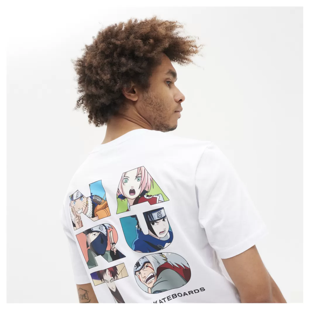 Hydroponic Naruto Colabo | Camisetas Niño>Camiseta Niño NARUTO TYPE White