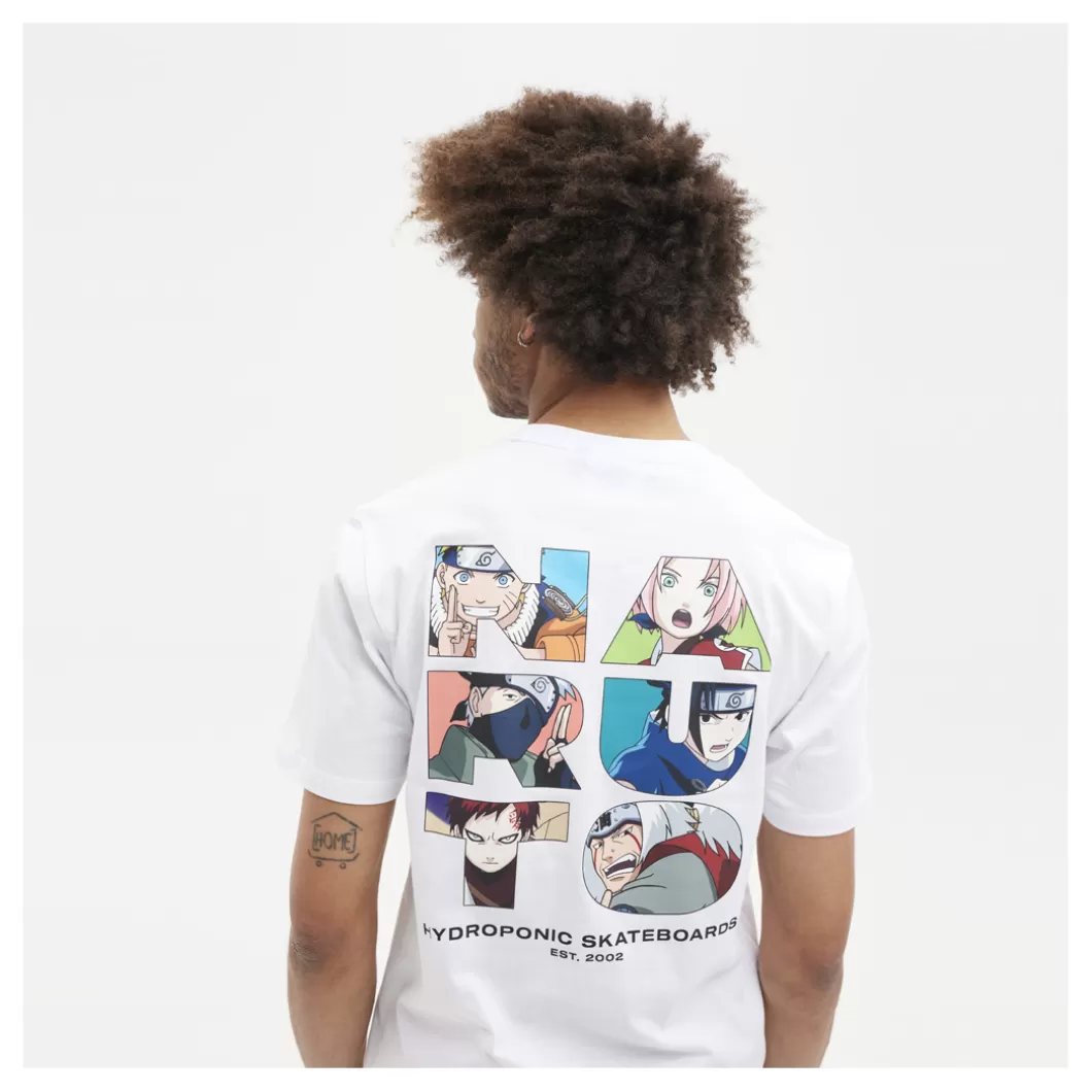 Hydroponic Naruto Colabo | Camisetas Niño>Camiseta Niño NARUTO TYPE White