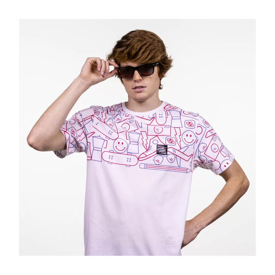 Hydroponic Camisetas Niño>Camiseta Niño SMILE White