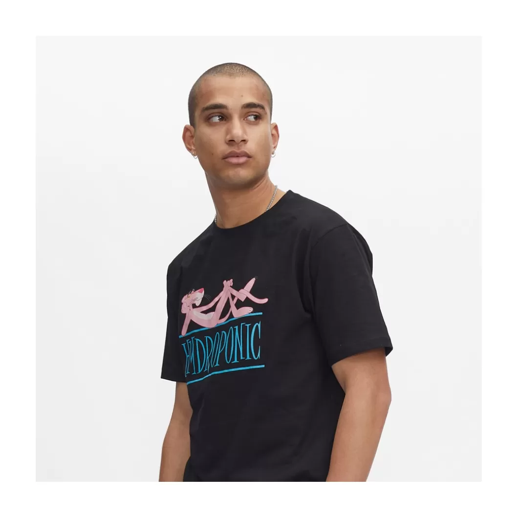 Hydroponic La Pantera Rosa Colabo | Outlet Ropa>Camiseta PINK LAIDBACK Black