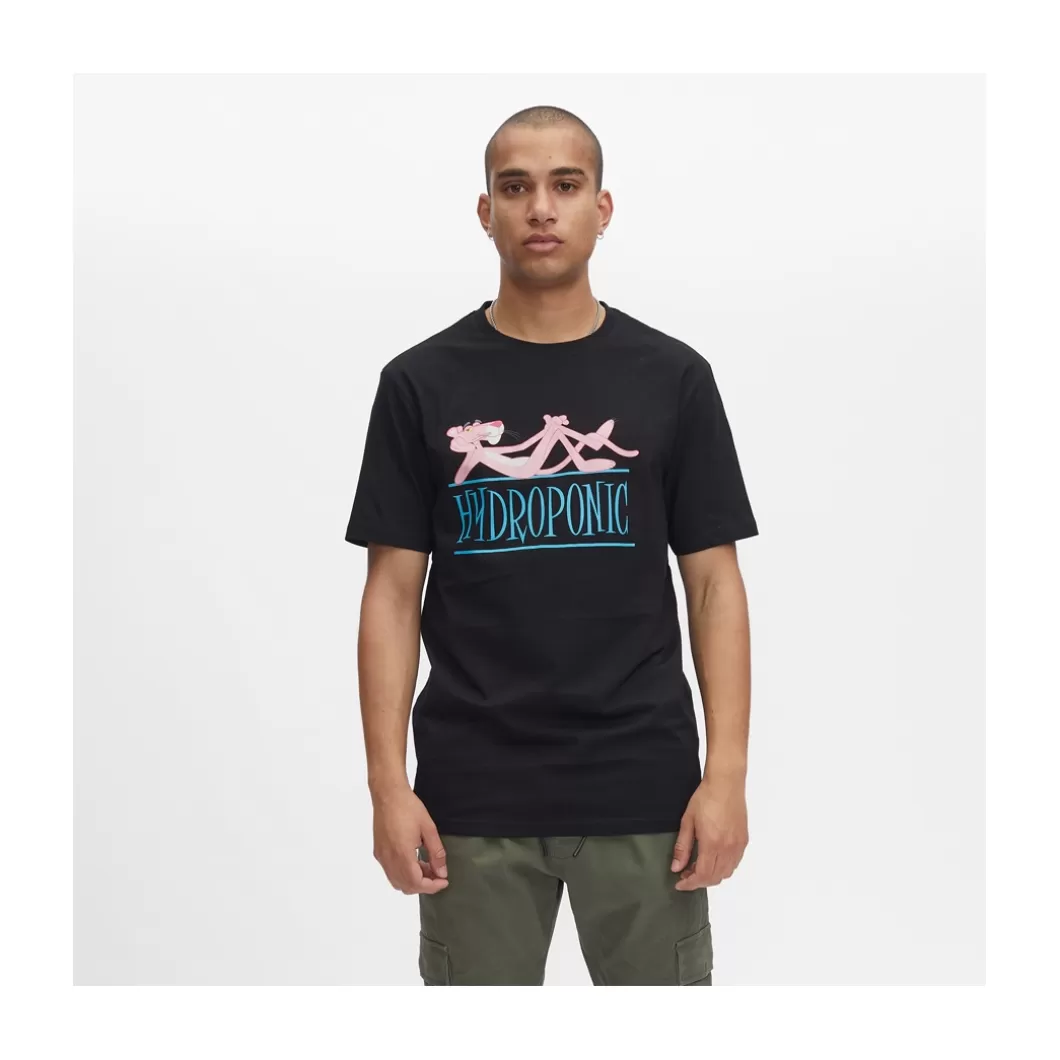Hydroponic La Pantera Rosa Colabo | Outlet Ropa>Camiseta PINK LAIDBACK Black