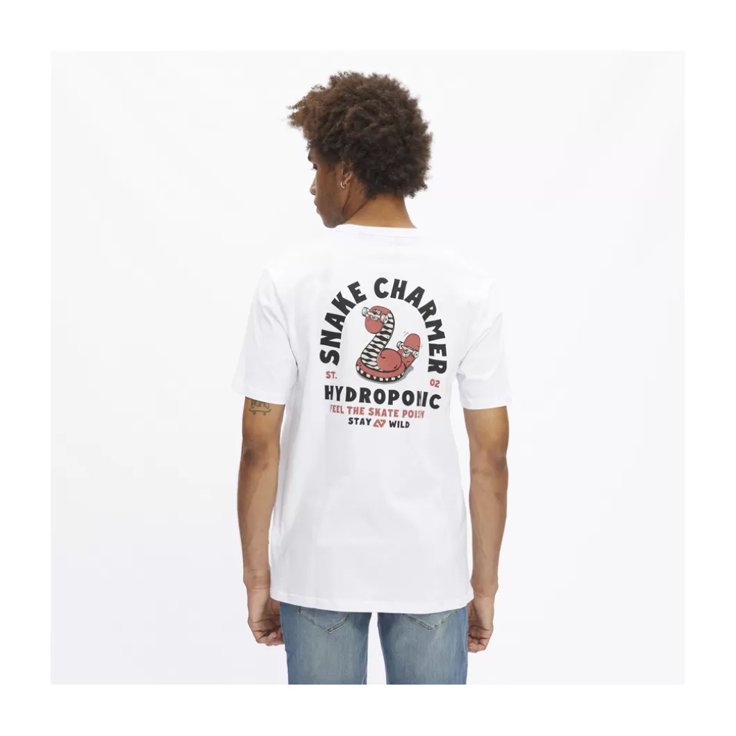 Hydroponic Camisetas>Camiseta SNAKE White
