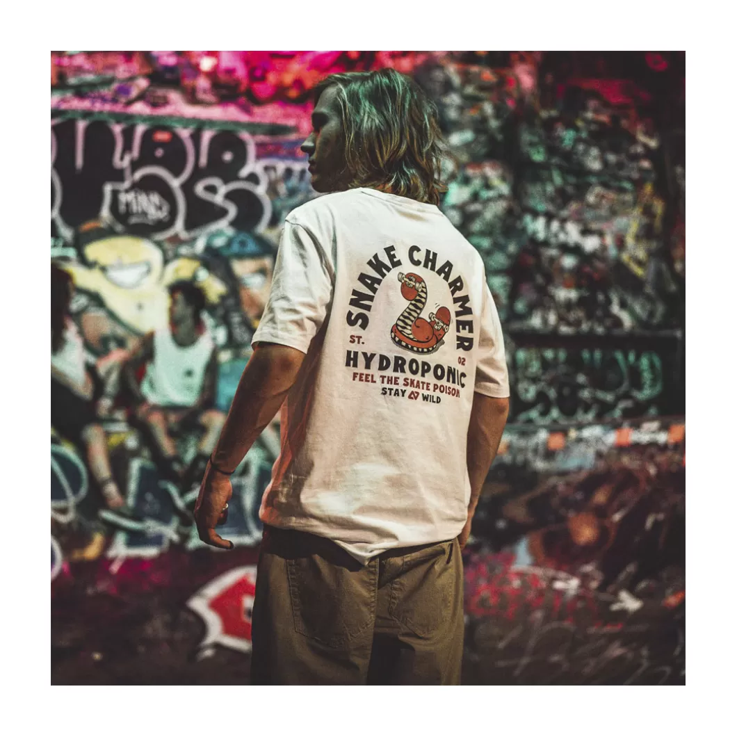 Hydroponic Camisetas>Camiseta SNAKE White