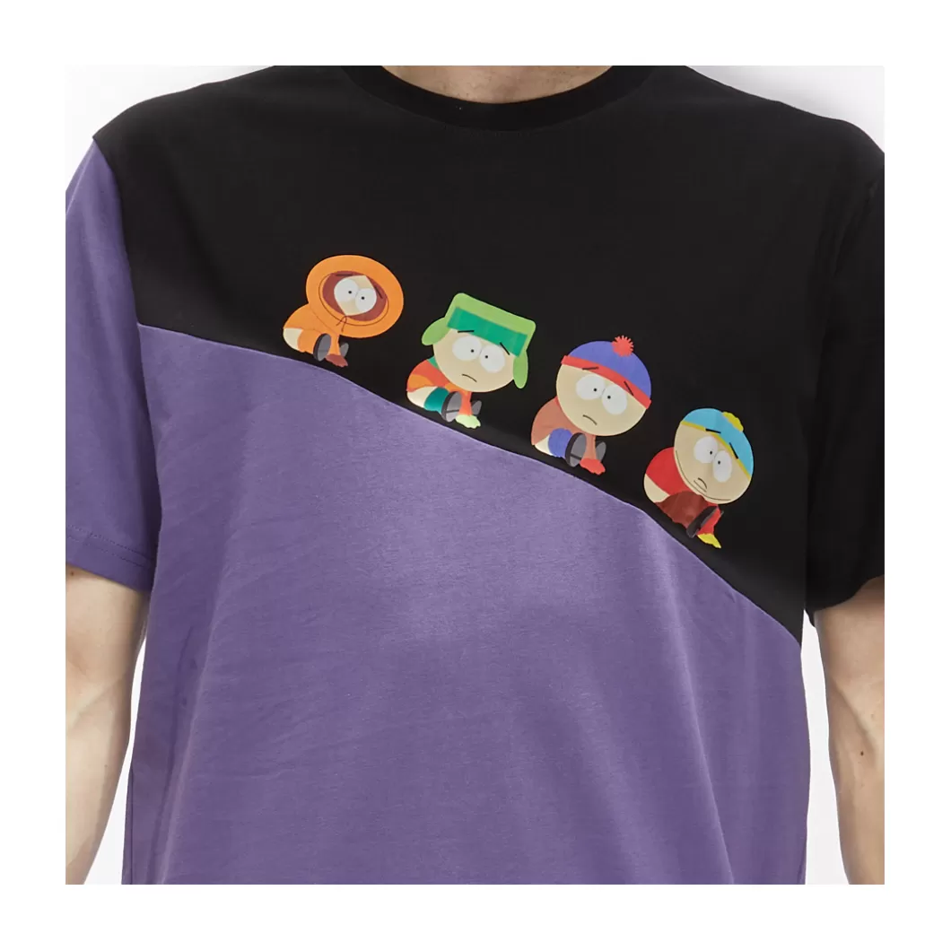 Hydroponic South Park Colabo | Outlet Ropa>Camiseta SOUTH PARK DOWNHILL Black / Violet Blue