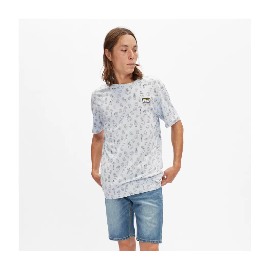 Hydroponic South Park Colabo | Outlet Ropa>Camiseta SOUTH PARK MIX Blue Fog