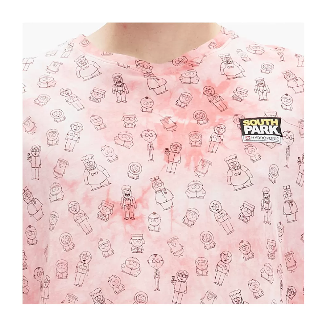 Hydroponic South Park Colabo | Outlet Ropa>Camiseta SOUTH PARK MIX Pink Tie Dye