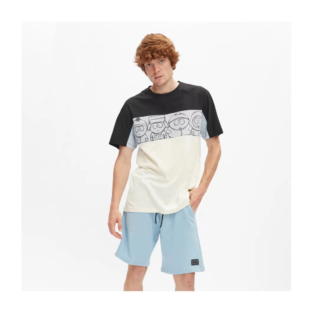 Hydroponic South Park Colabo | Outlet Ropa>Camiseta SOUTH PARK SLOT Black / Blue / Cream