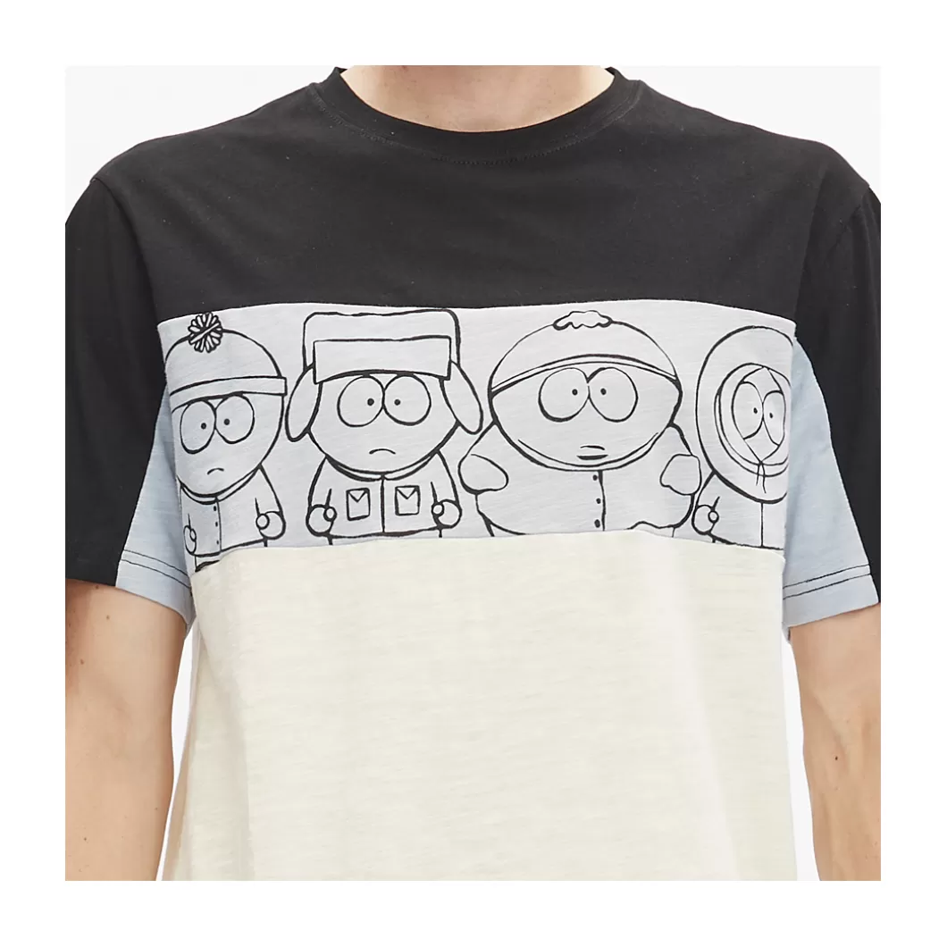 Hydroponic South Park Colabo | Outlet Ropa>Camiseta SOUTH PARK SLOT Black / Blue / Cream