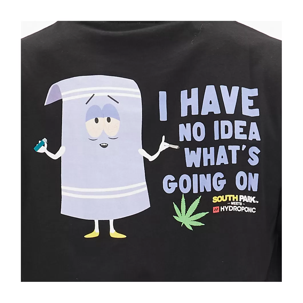 Hydroponic South Park Colabo | Outlet Ropa>Camiseta SOUTH PARK TOWELIE WEED Black