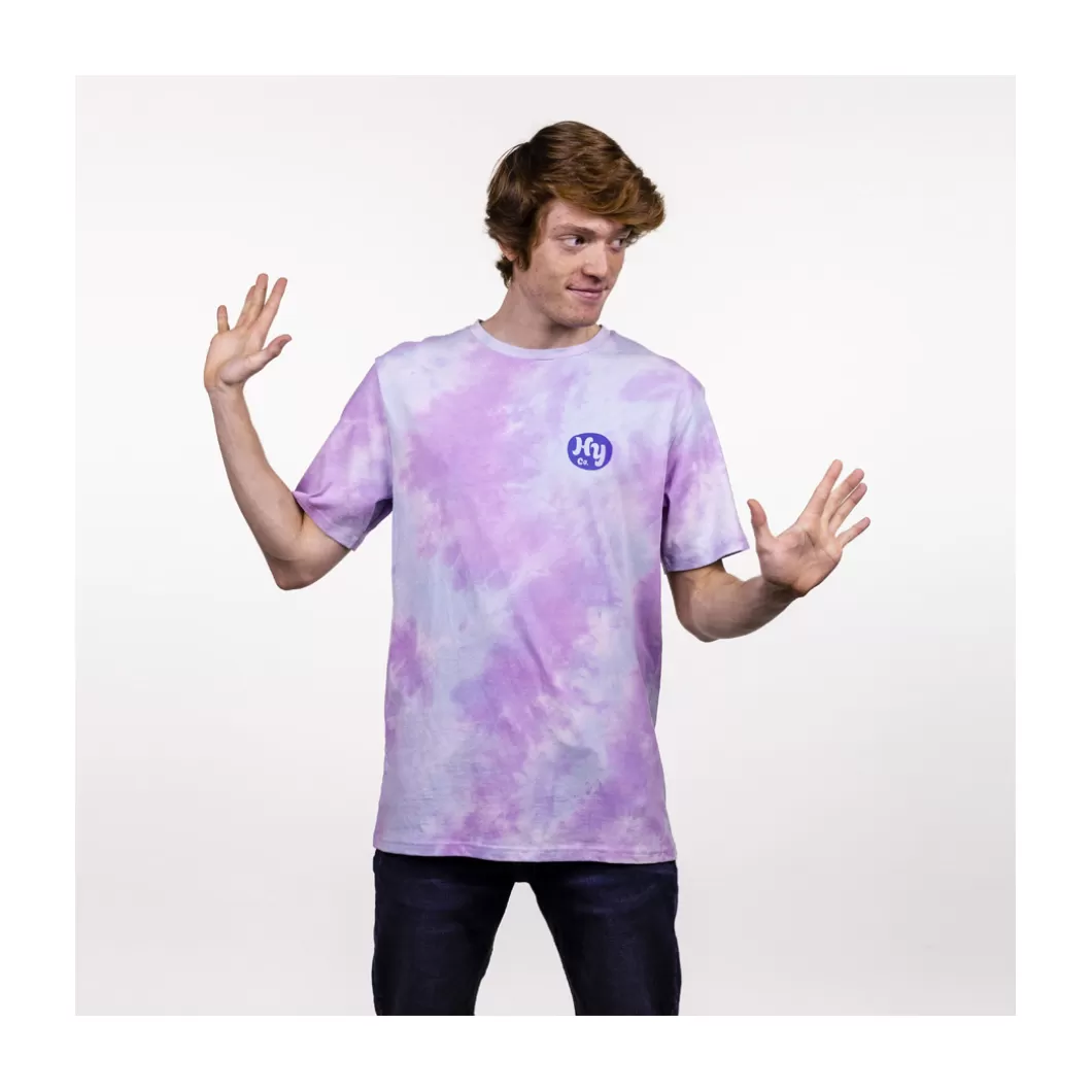 Hydroponic Outlet Ropa | Camisetas>Camiseta SUPER COMPANY Tie Dye Blue Violet