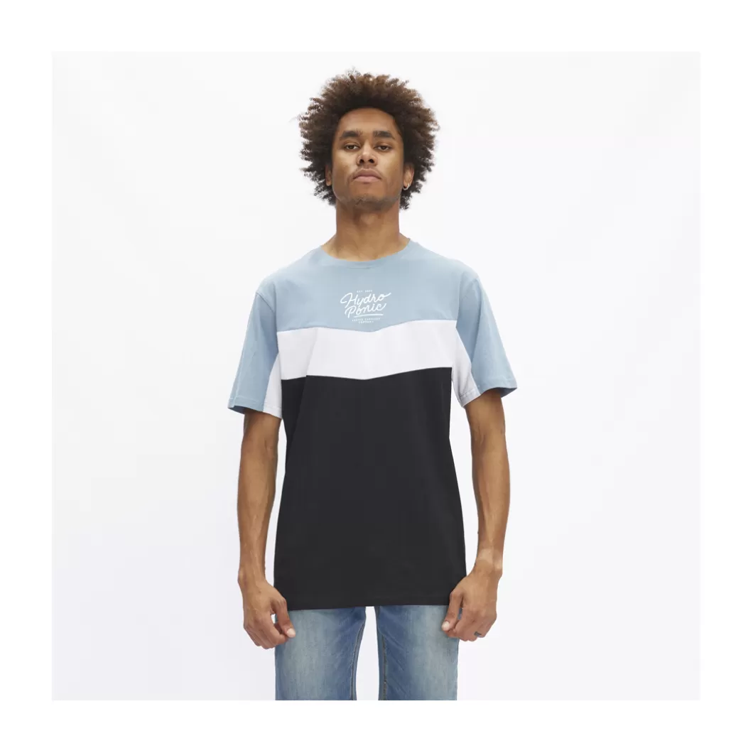 Hydroponic Camisetas>Camiseta TROPIC Denim / White / Black