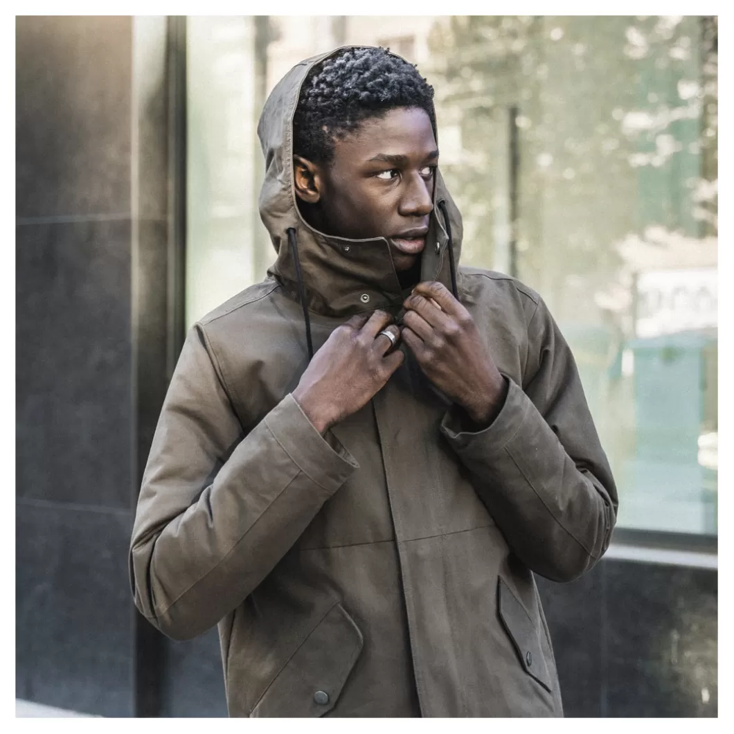 Hydroponic Chaquetas>Chaqueta ROCKFORD Grey Green