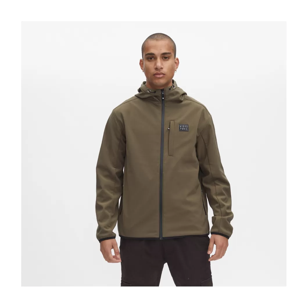 Hydroponic Chaquetas | Polar & Softshell>Chaqueta Softshell CAMPUS Army Green
