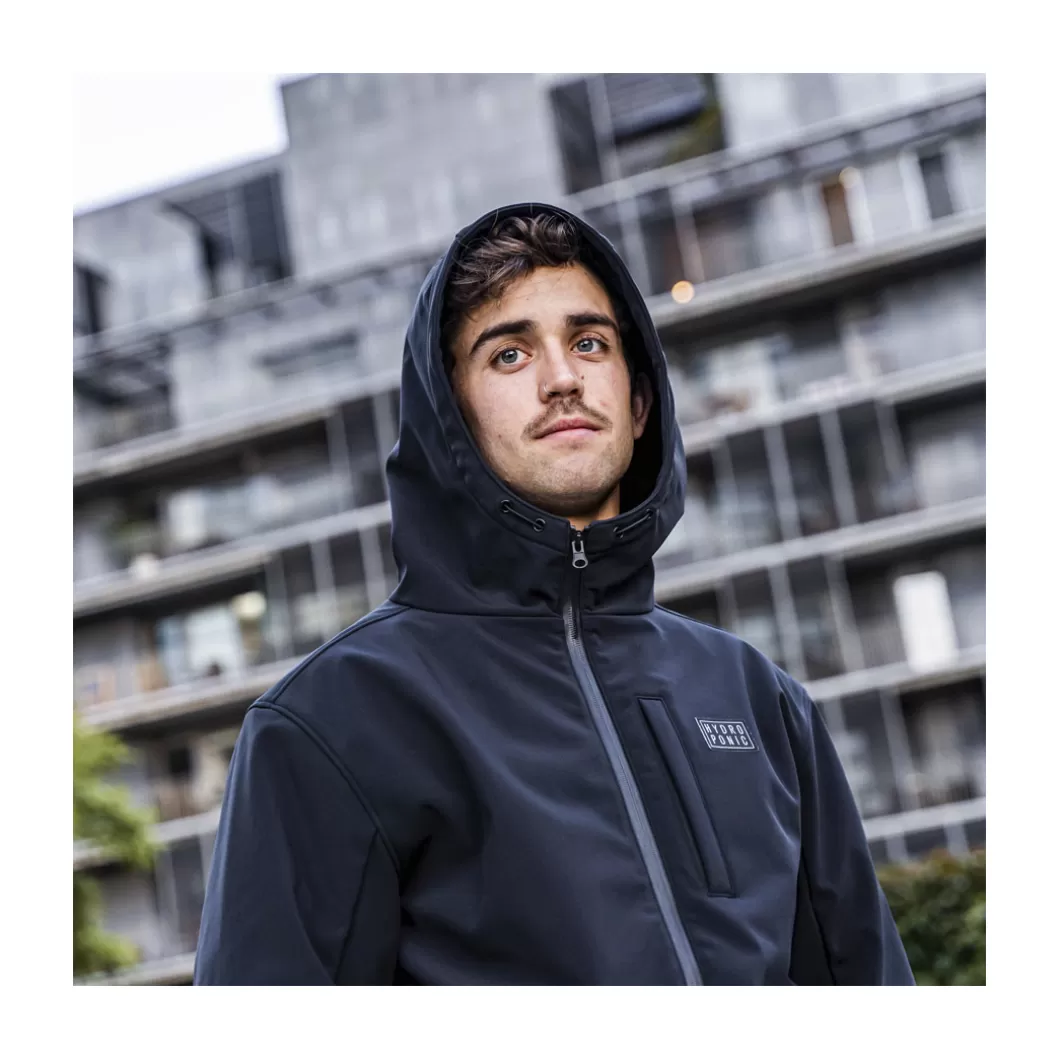 Hydroponic Chaquetas | Polar & Softshell>Chaqueta Softshell CAMPUS Black