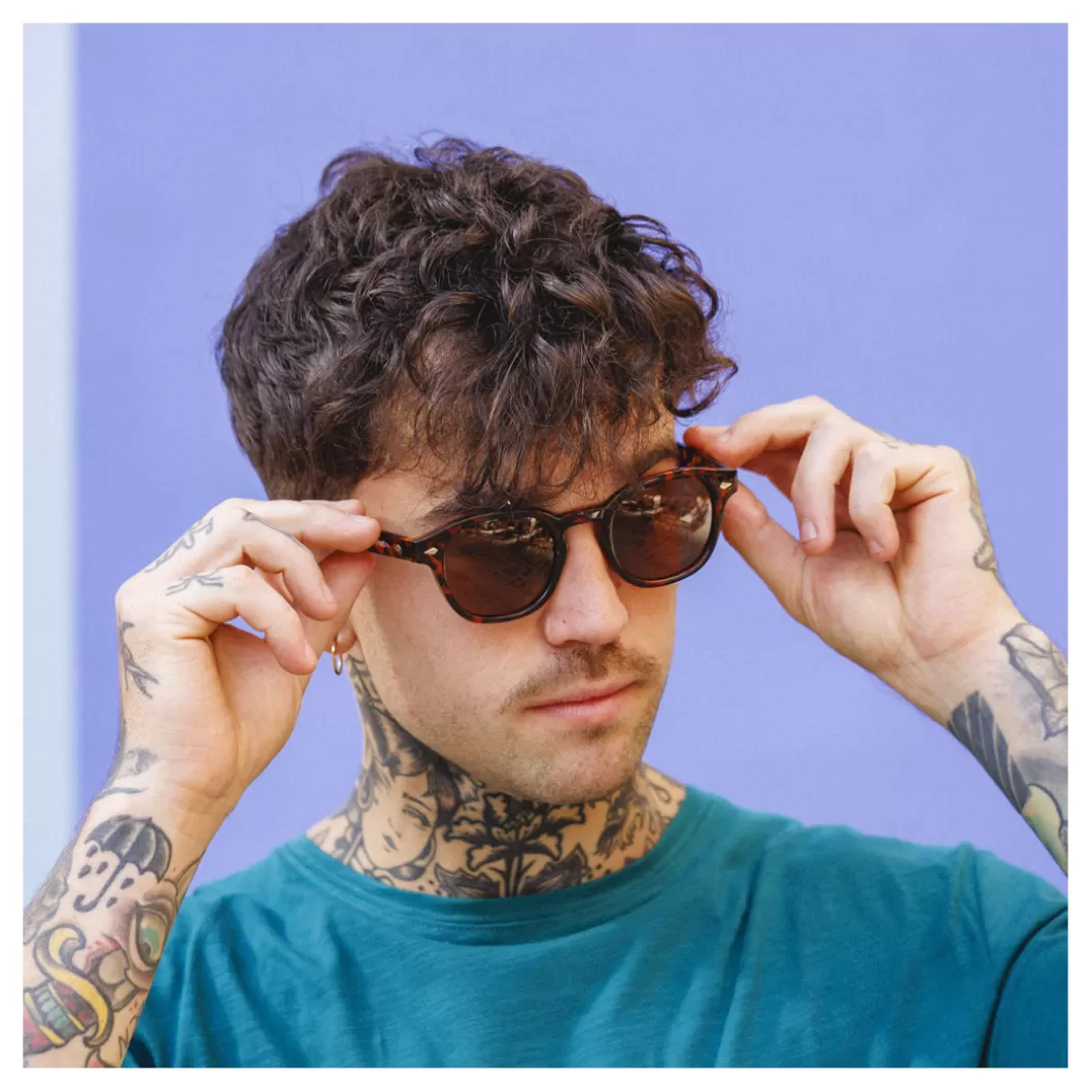 Hydroponic Gafas De Sol>Gafas De Sol EW BIRCH Tortoise + Brown