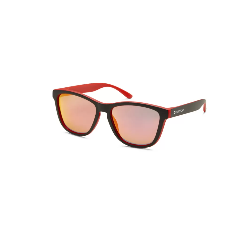 Hydroponic Gafas De Sol>Gafas De Sol EW STONER Black / Red + Orange Mirror