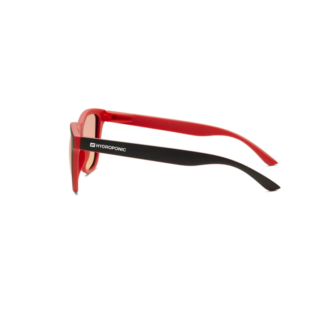 Hydroponic Gafas De Sol>Gafas De Sol EW STONER Black / Red + Orange Mirror