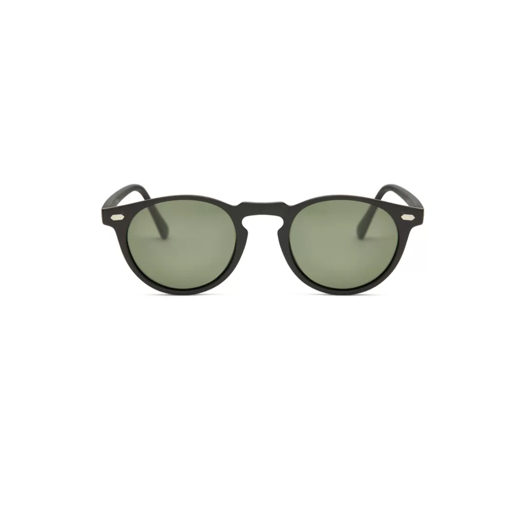 Hydroponic Gafas De Sol>Gafas De Sol EW WOLF Black Matte + Green