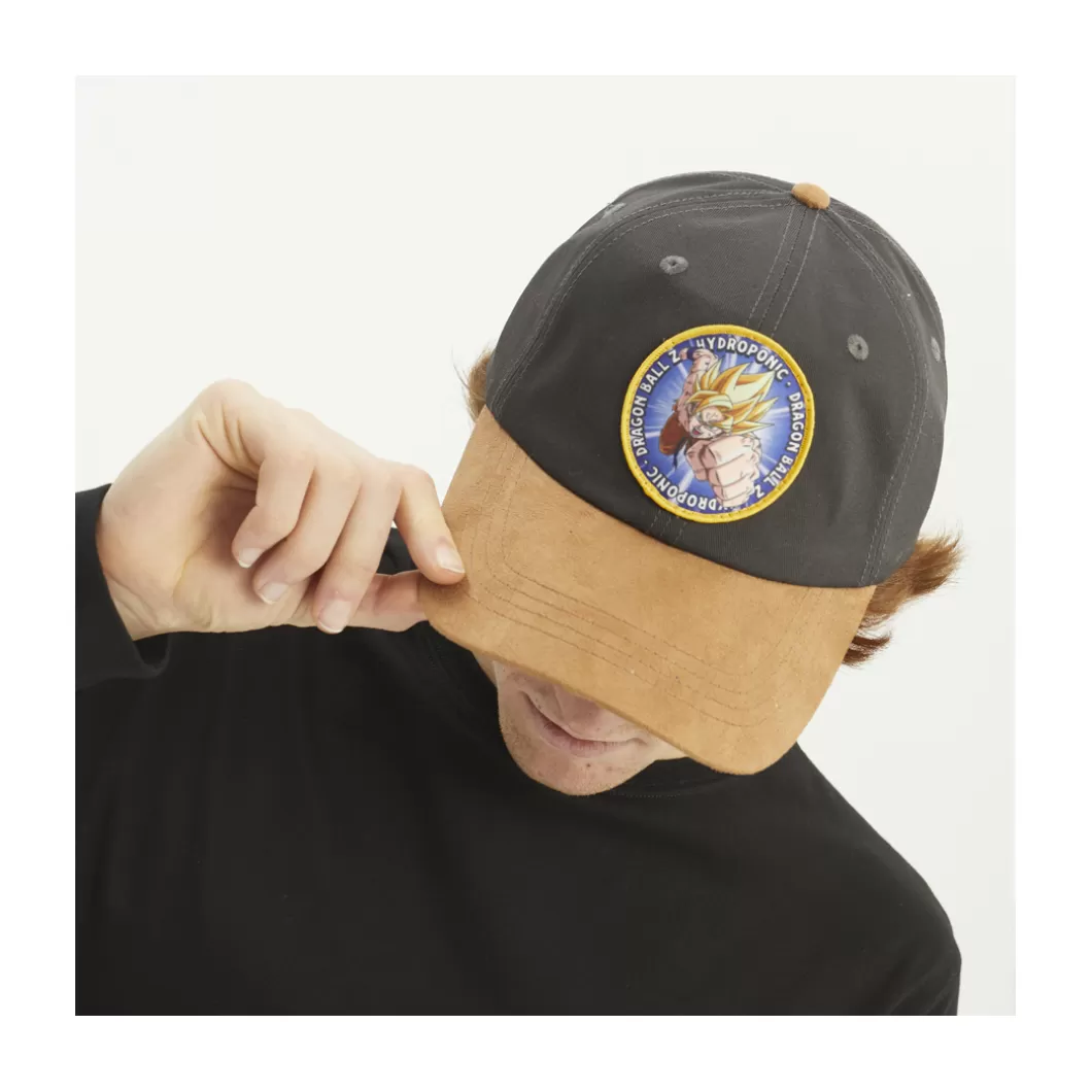 Hydroponic Gorras Y Sombreros | Dragon Ball Z Colabo>Gorra DRAGON BALL Z GOKU Charcoal / Tan