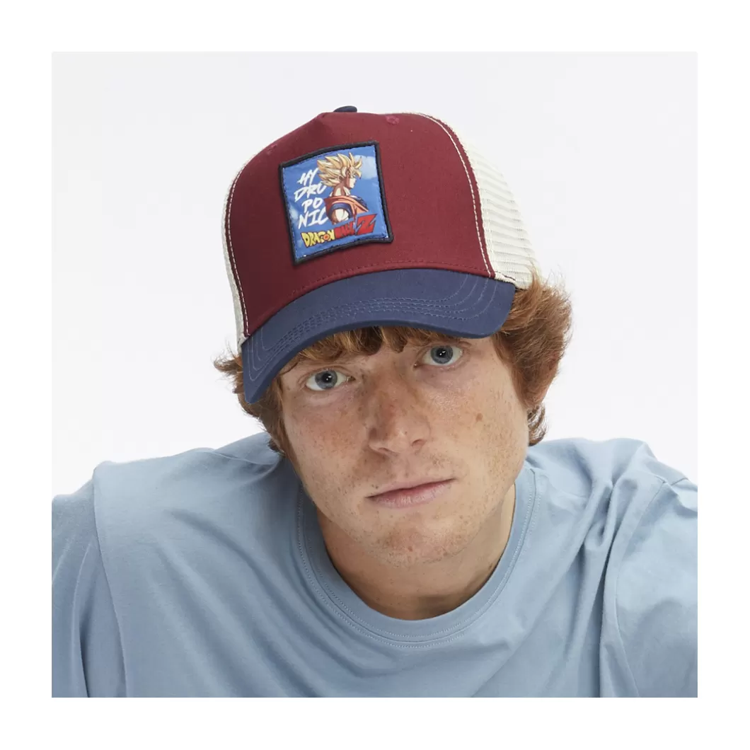Hydroponic Gorras Y Sombreros | Dragon Ball Z Colabo>Gorra DRAGON BALL Z SUPER SAIYAN Burgundy / Navy