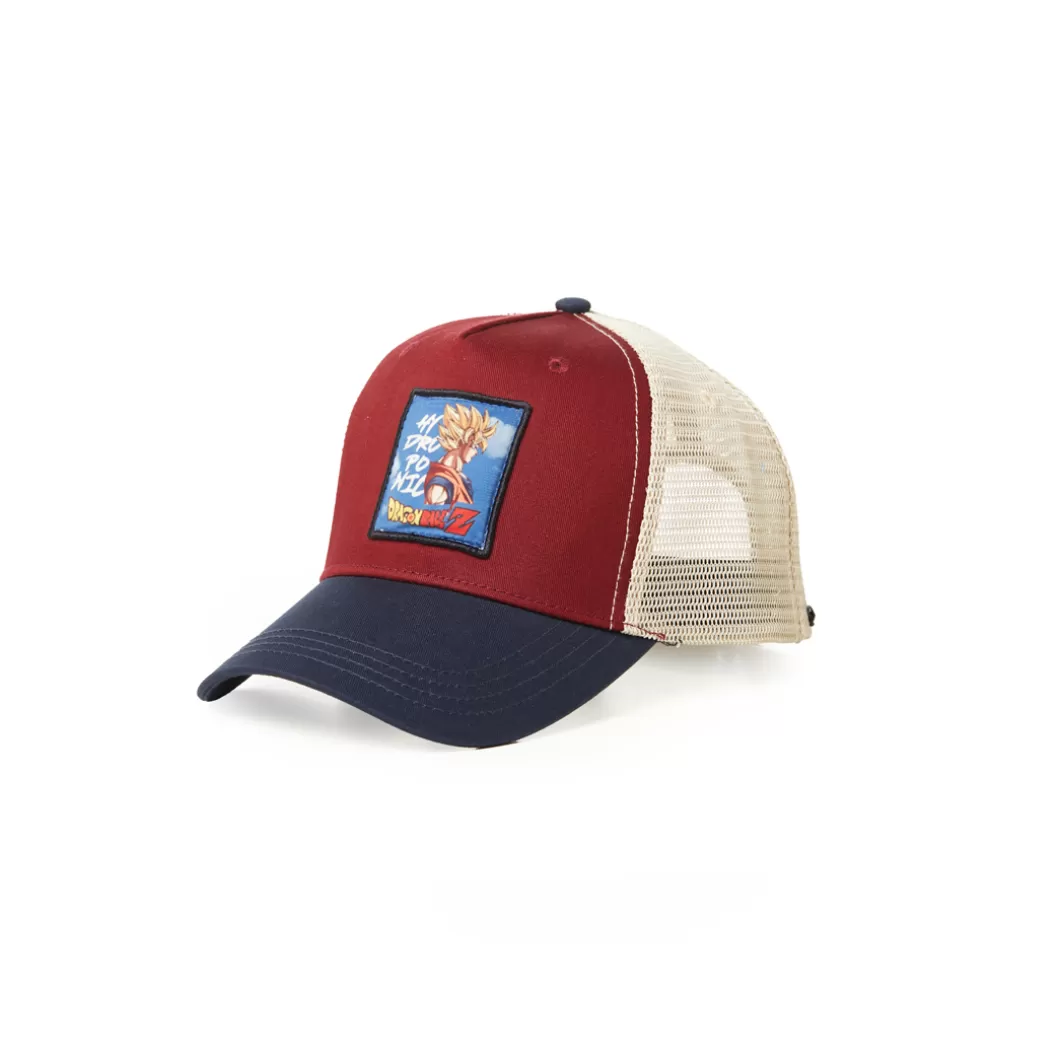Hydroponic Gorras Y Sombreros | Dragon Ball Z Colabo>Gorra DRAGON BALL Z SUPER SAIYAN Burgundy / Navy