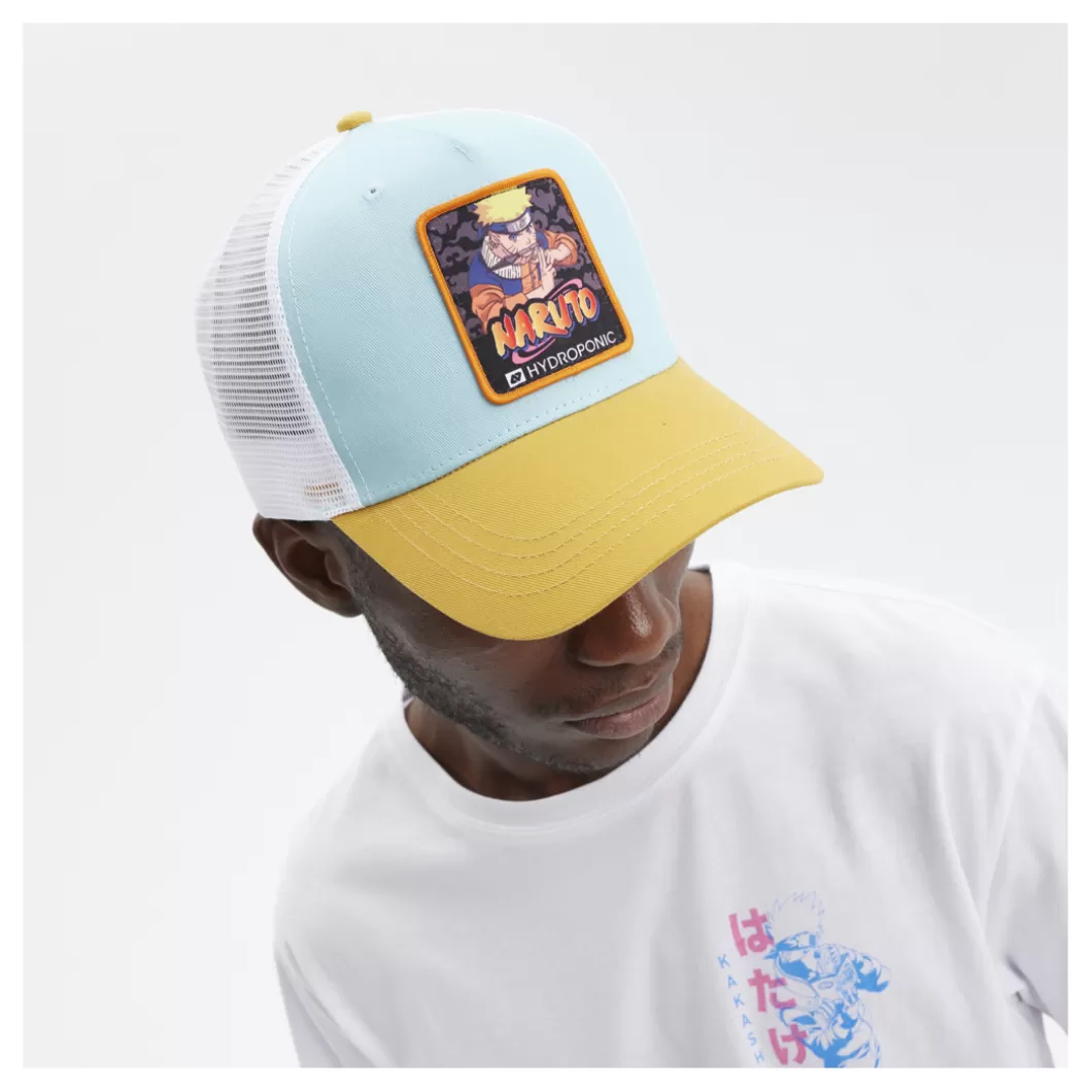 Hydroponic Gorras Y Sombreros | Naruto Colabo>Gorra NARUTO Light Blue / Yellow / White