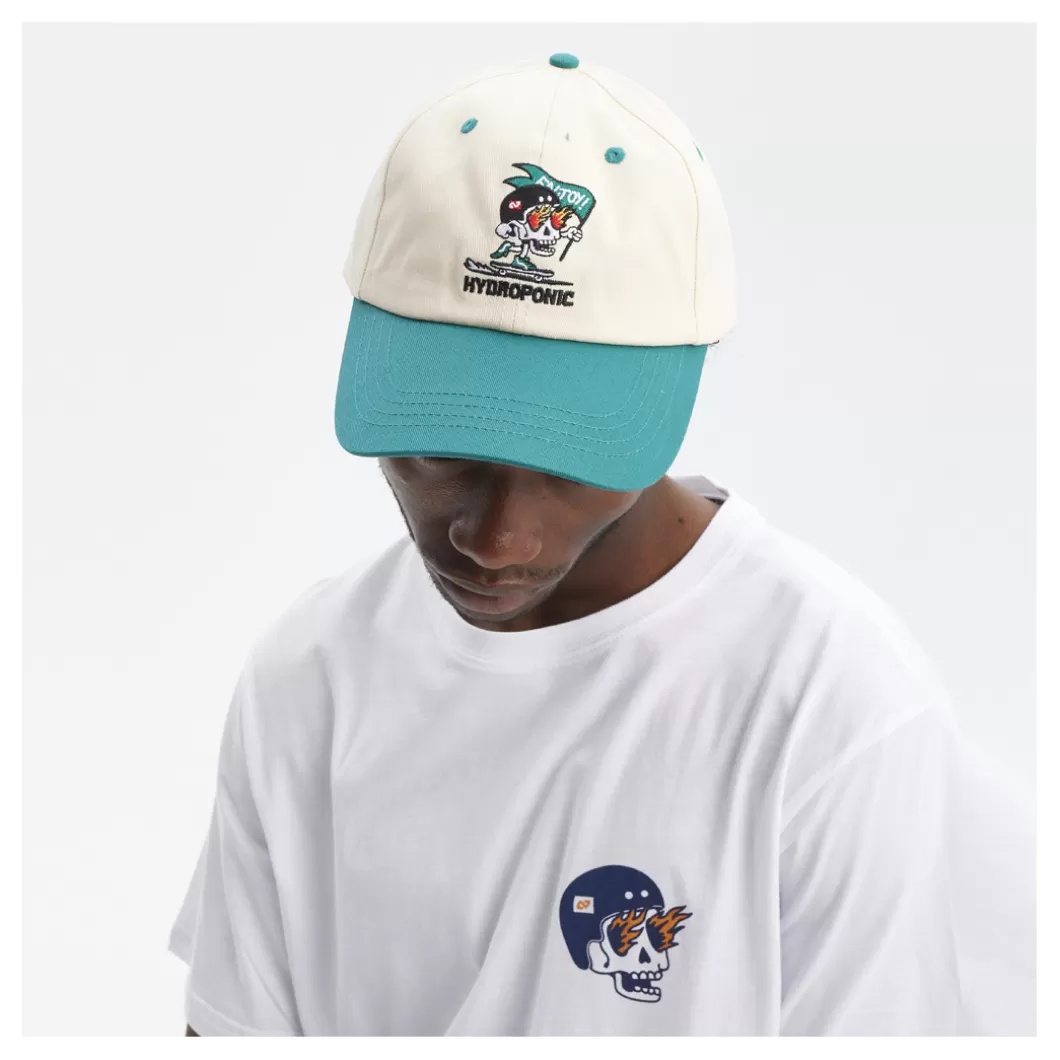 Hydroponic Gorras Y Sombreros>Gorra PUSHING Natural / Teal Green