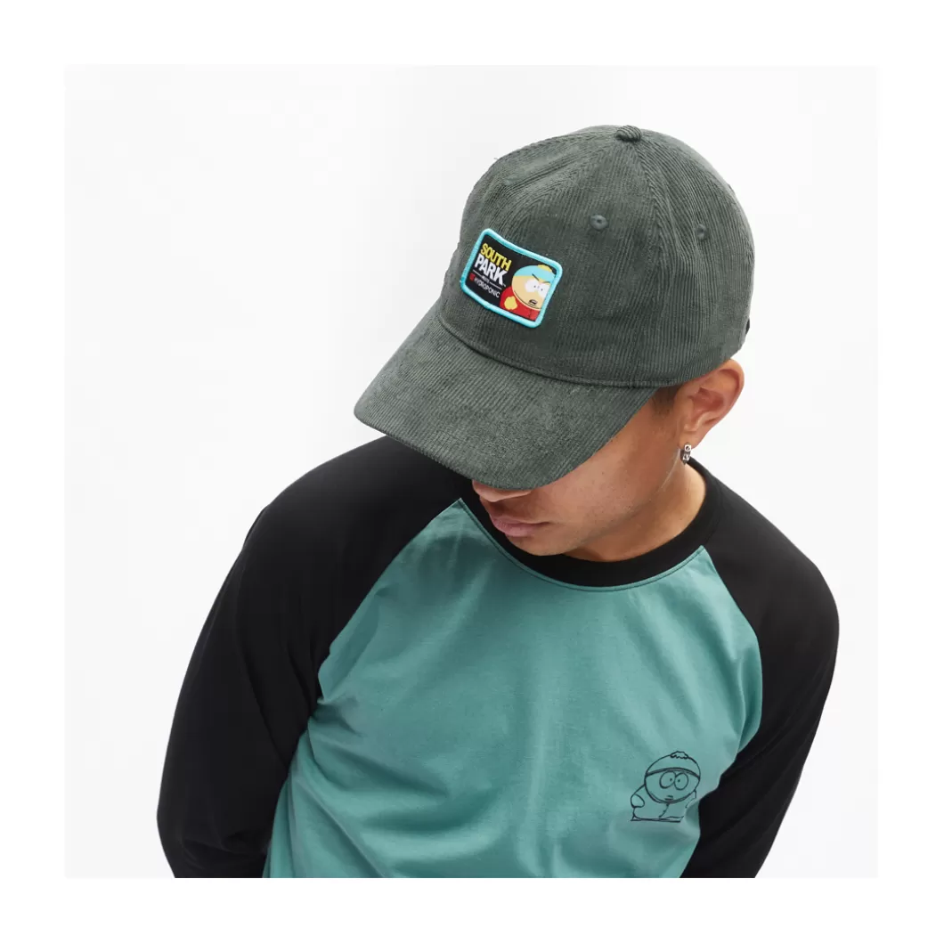 Hydroponic South Park Colabo | Outlet Ropa>Gorra SOUTH PARK CARTMAN Green Grey Corduroy