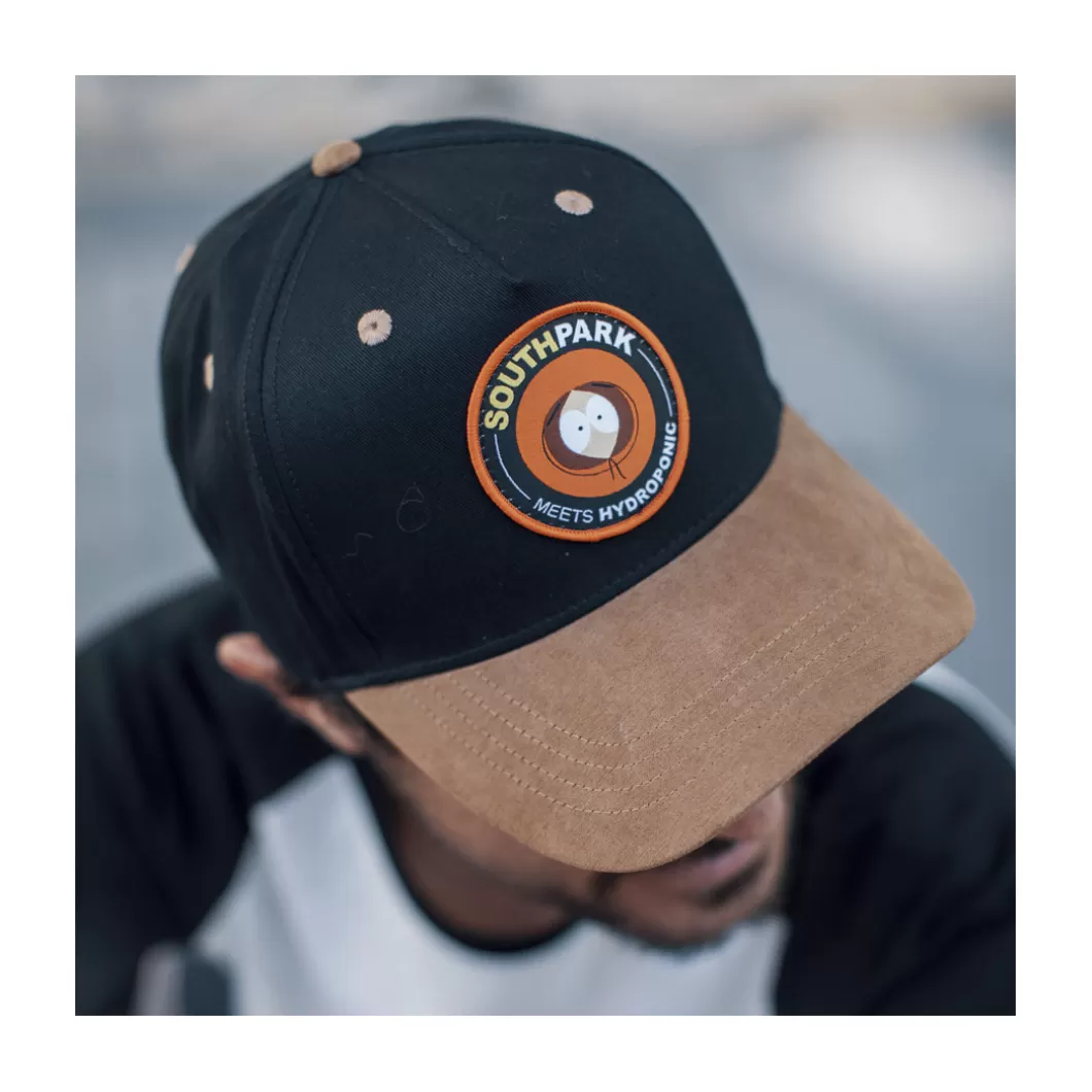 Hydroponic Gorras Y Sombreros | South Park Colabo>Gorra SOUTH PARK KENNY Charcoal / Brown Suede