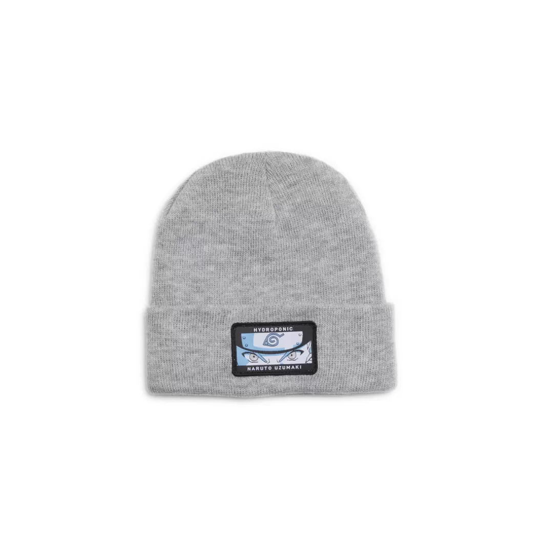 Hydroponic Gorros De Invierno | Naruto Colabo>Gorro De Invierno NARUTO EYES Light Heather Grey