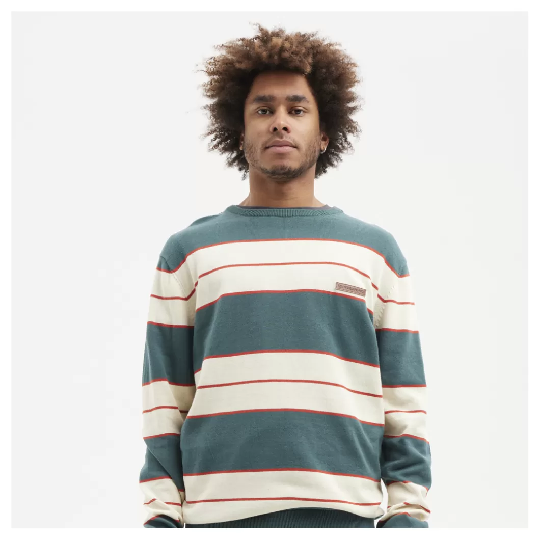 Hydroponic Punto>Jersei De Punto SCRUM Teal Green / Off White
