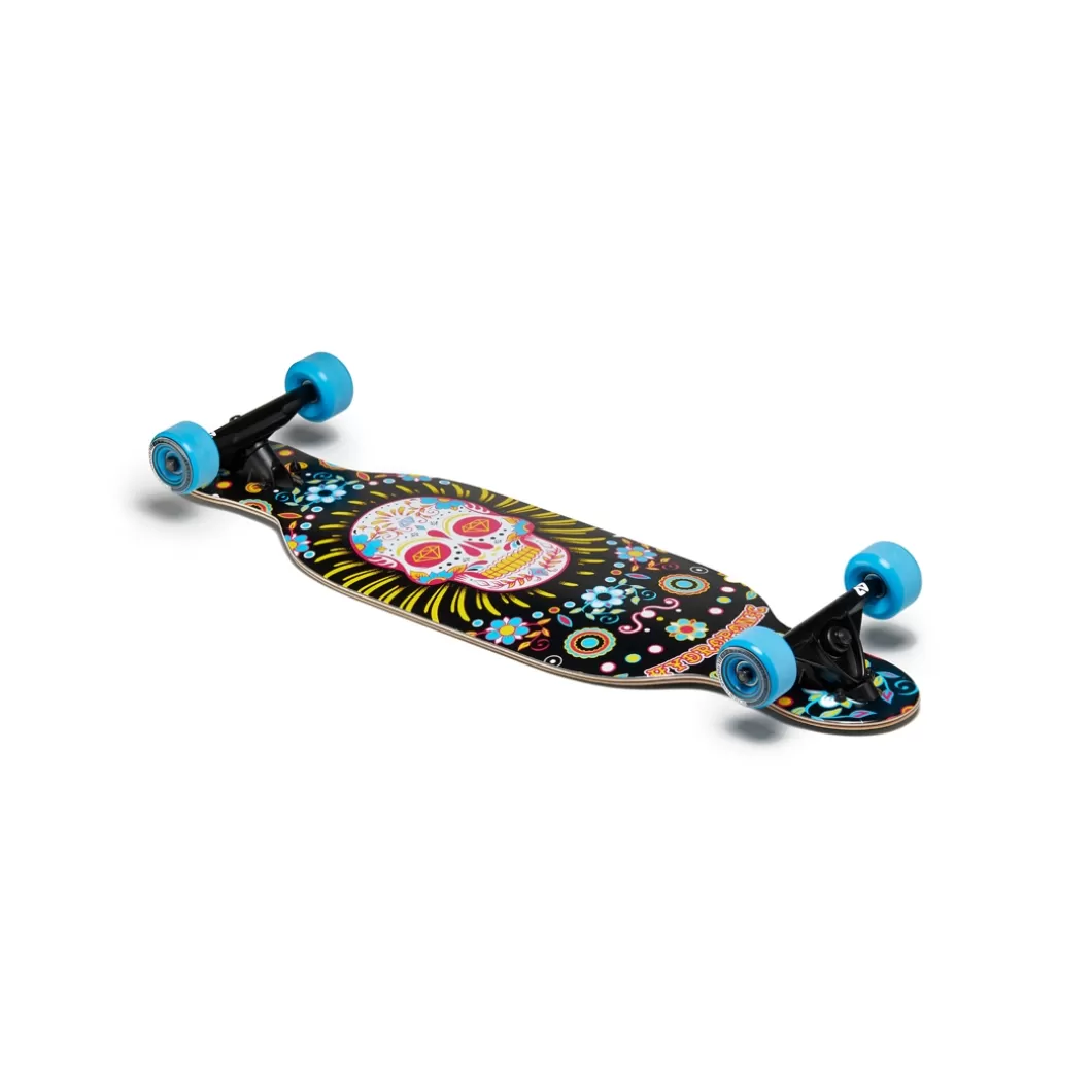 Hydroponic Kids | Drop-Through>Kids Longboard DT KIDS MEXICAN SKULL Black