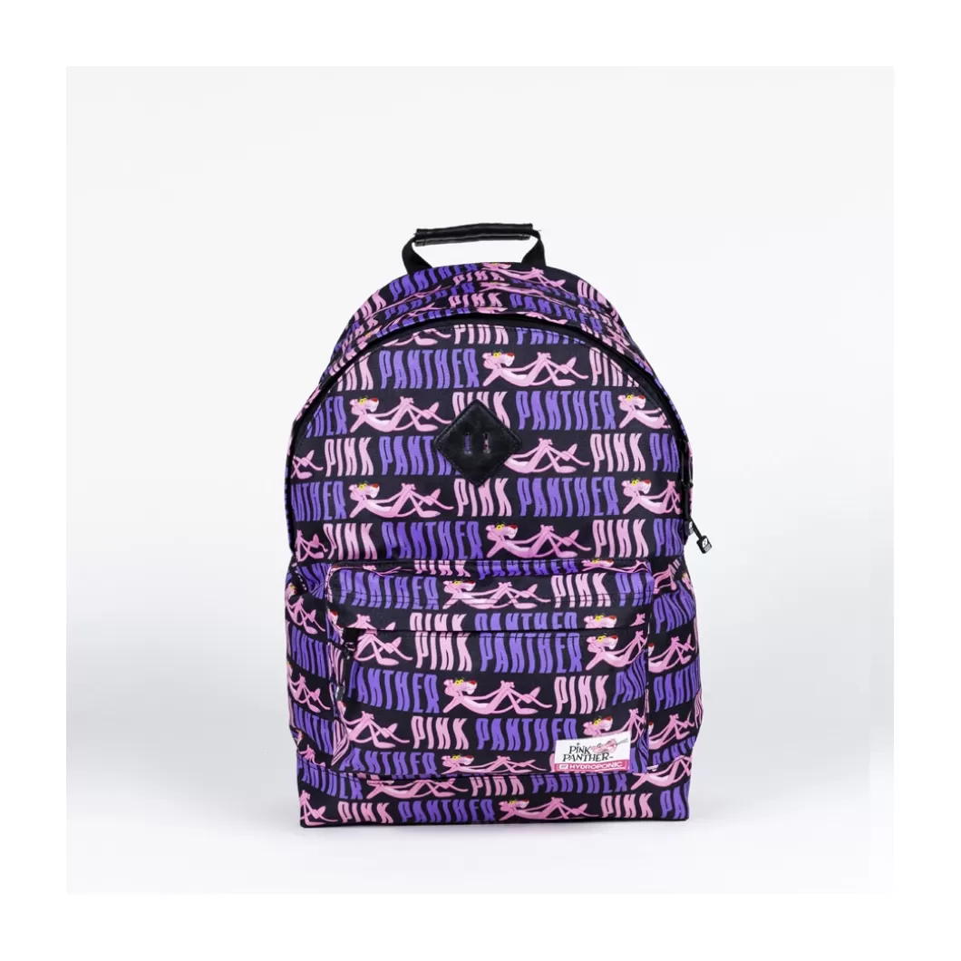 Hydroponic Mochilas | La Pantera Rosa Colabo>Mochila BG BACKPACK PANTHER Black Pink Lines