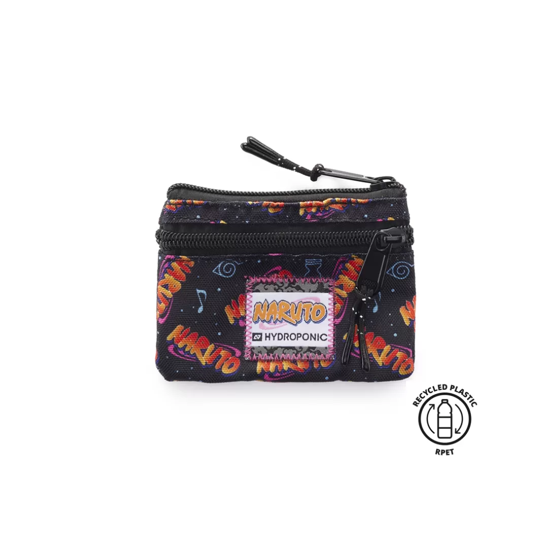 Hydroponic Carteras | Naruto Colabo>Monedero POPLAR NARUTO Black Naruto