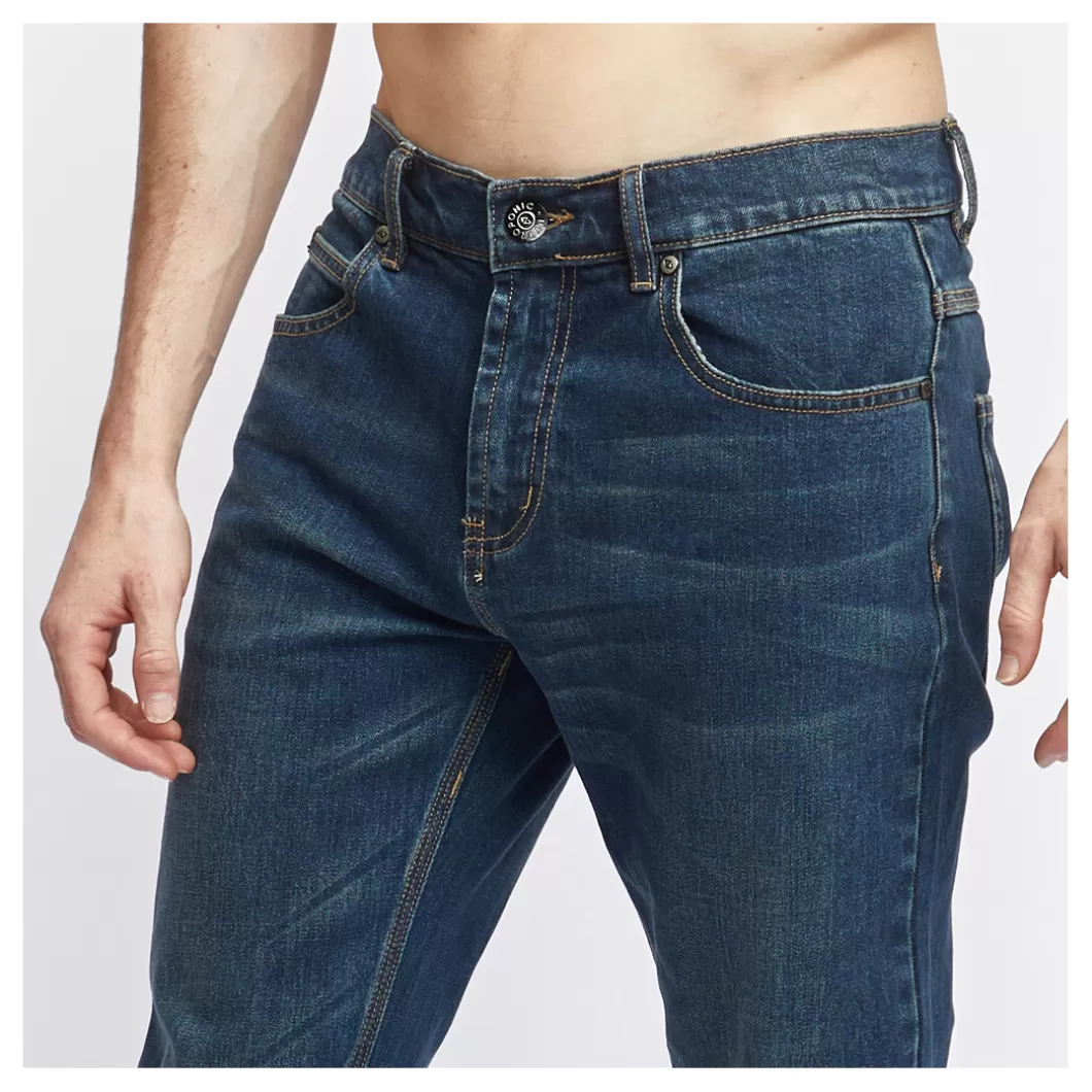 Hydroponic Pantalones>Pantalón NEDLANDS DNM Denim Oscuro Gastado