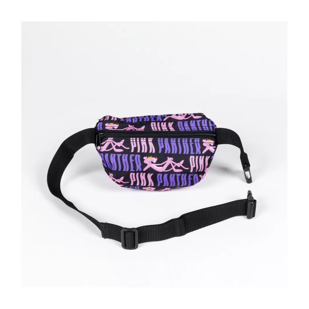 Hydroponic Riñoneras | La Pantera Rosa Colabo>Riñonera FANNY PANTHER Black Pink Lines