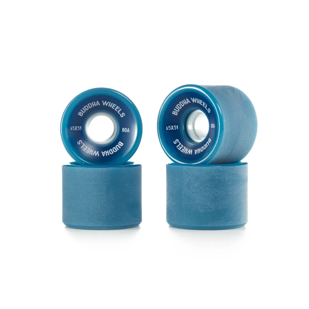 Hydroponic Ruedas Surfskate | 65 Mm>Ruedas Cruiser / Surfskate BUDDHA WHEELS TRICKY BLUE