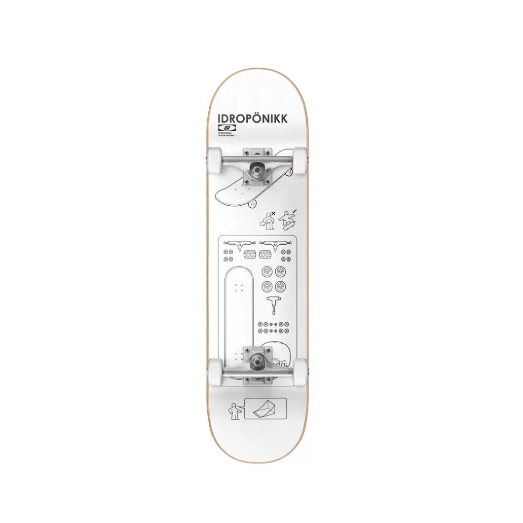 Hydroponic Medida 8>Skate Completo HYKEA White