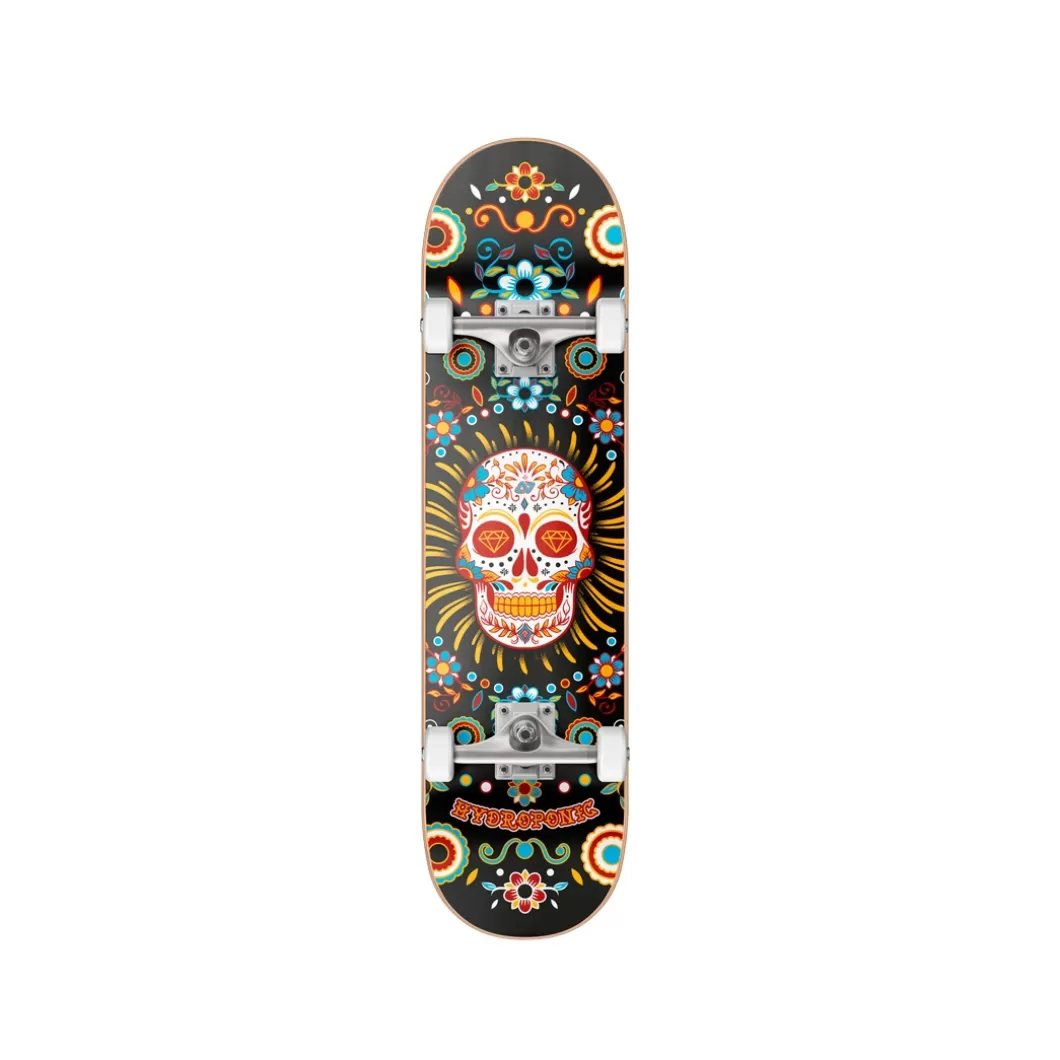 Hydroponic Medida 8,125 | Medida 7,25>Skate Completo MEXICAN SKULL Black