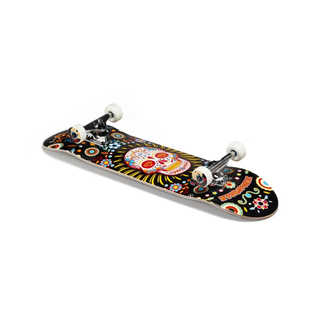Hydroponic Medida 8,125 | Medida 7,25>Skate Completo MEXICAN SKULL Black