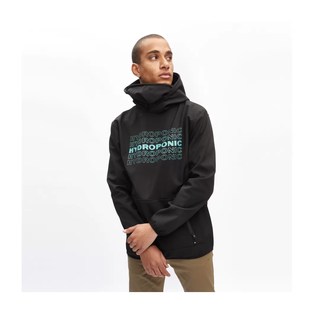 Hydroponic Polar & Softshell | Sudaderas Con Capucha Dh>Softshell Sudadera Con Capucha DH BARK Black
