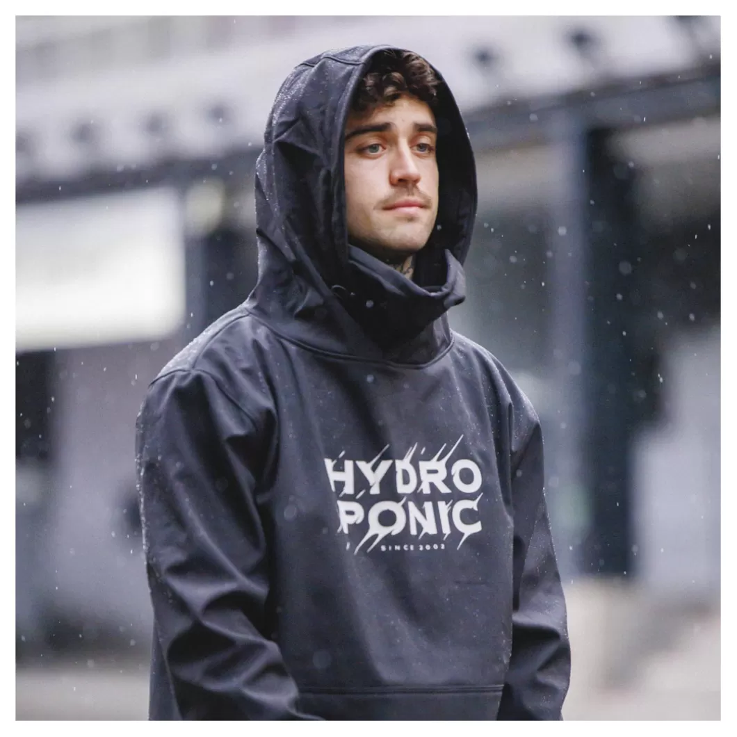 Hydroponic Chaquetas | Sudaderas Con Capucha Dh>Softshell Sudadera Con Capucha DH FOLK Black
