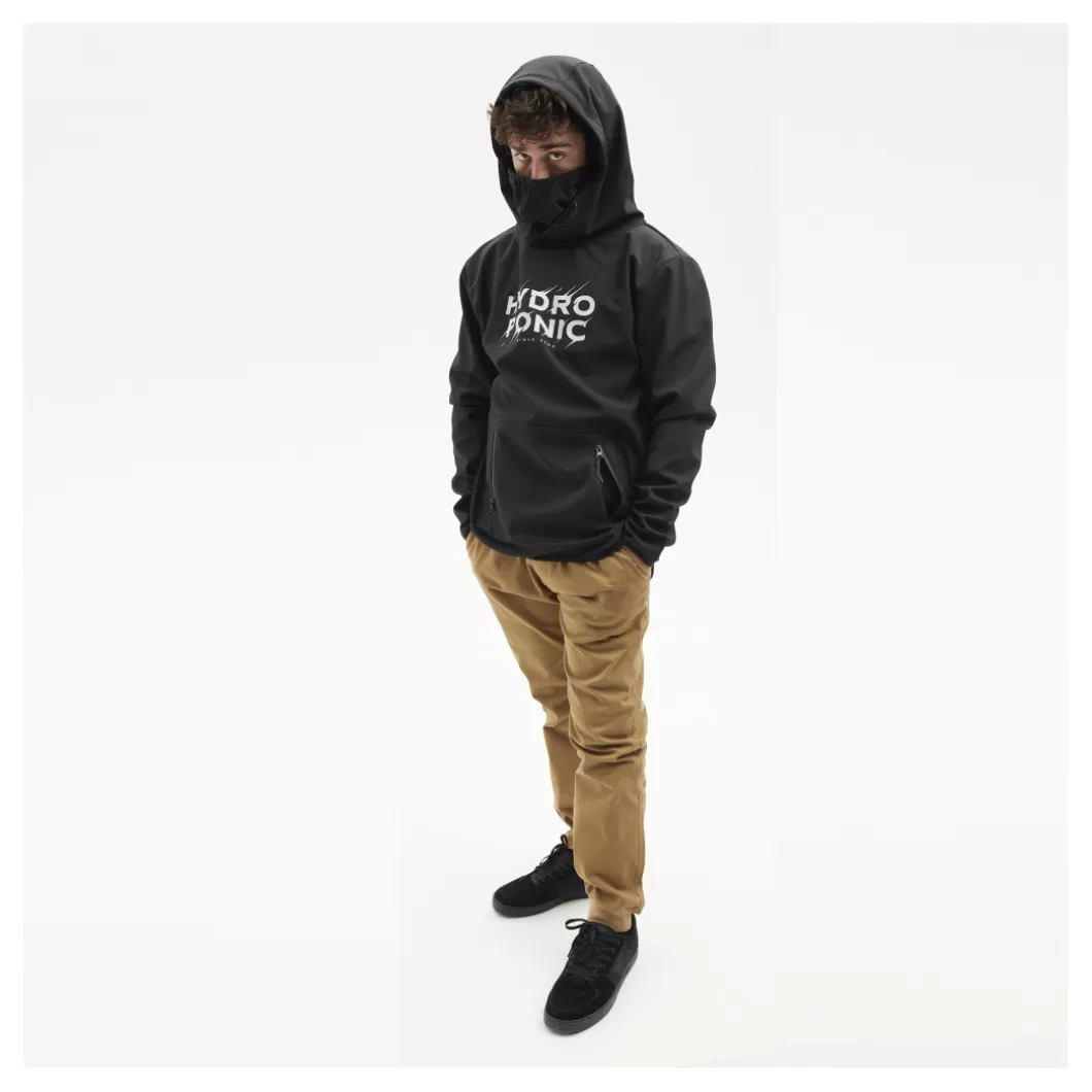 Hydroponic Chaquetas | Sudaderas Con Capucha Dh>Softshell Sudadera Con Capucha DH FOLK Black