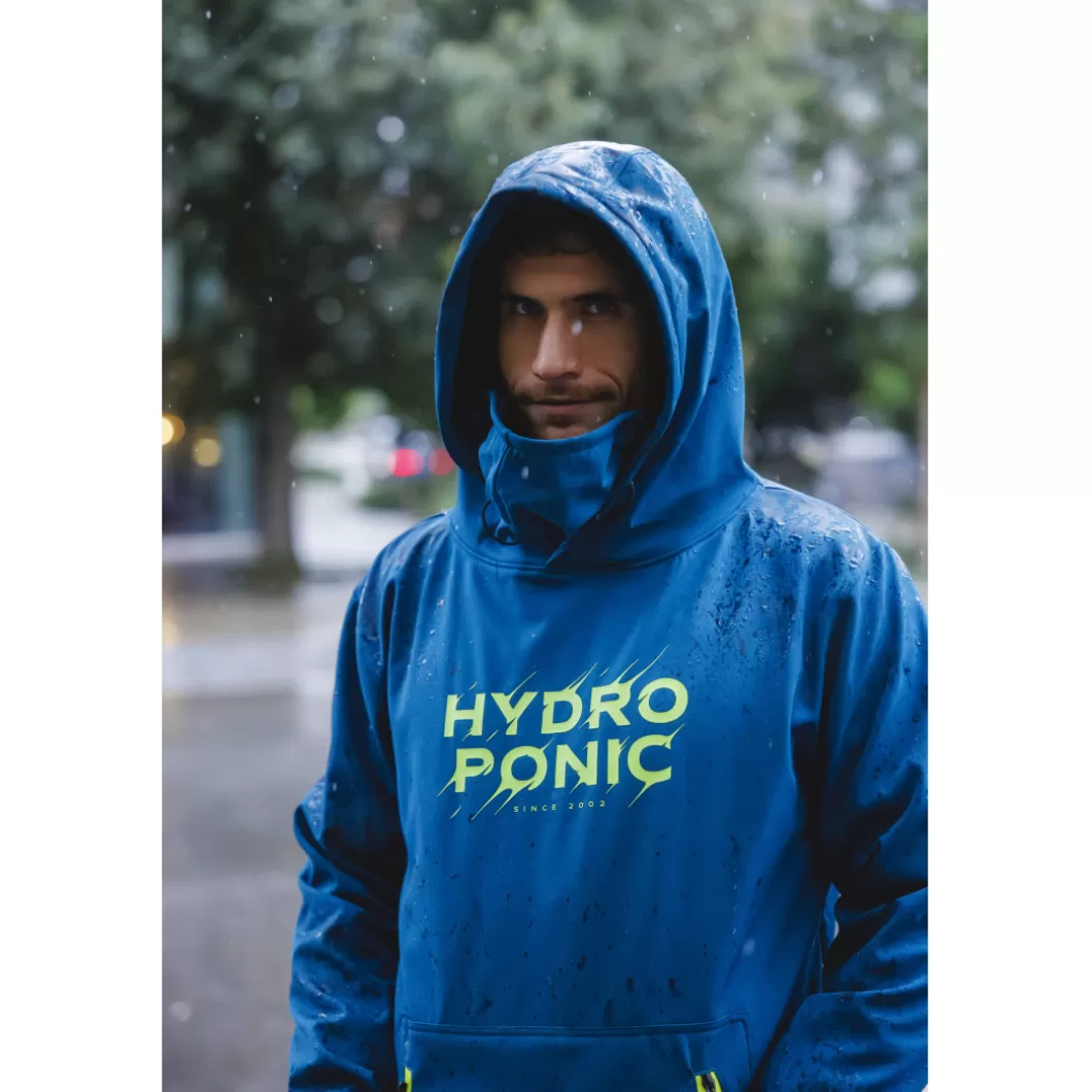 Hydroponic Chaquetas | Polar & Softshell>Softshell Sudadera Con Capucha DH FOLK Blue Coral