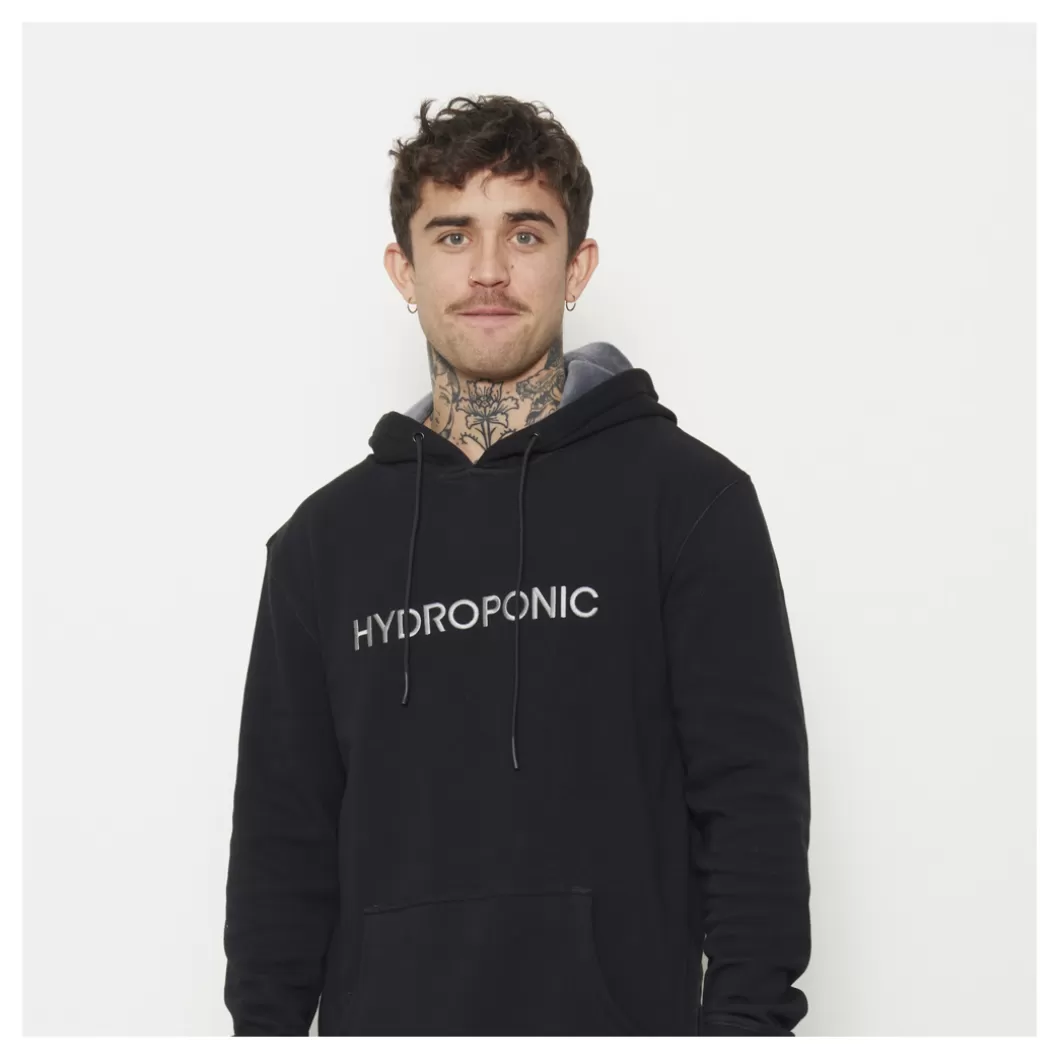 Hydroponic Sudaderas Con Capucha>Sudadera Con Capucha BRAND Black