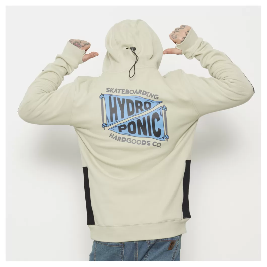 Hydroponic Sudaderas Con Capucha | Sudaderas Con Capucha Dh>Sudadera Con Capucha DH BANNER Moss Grey
