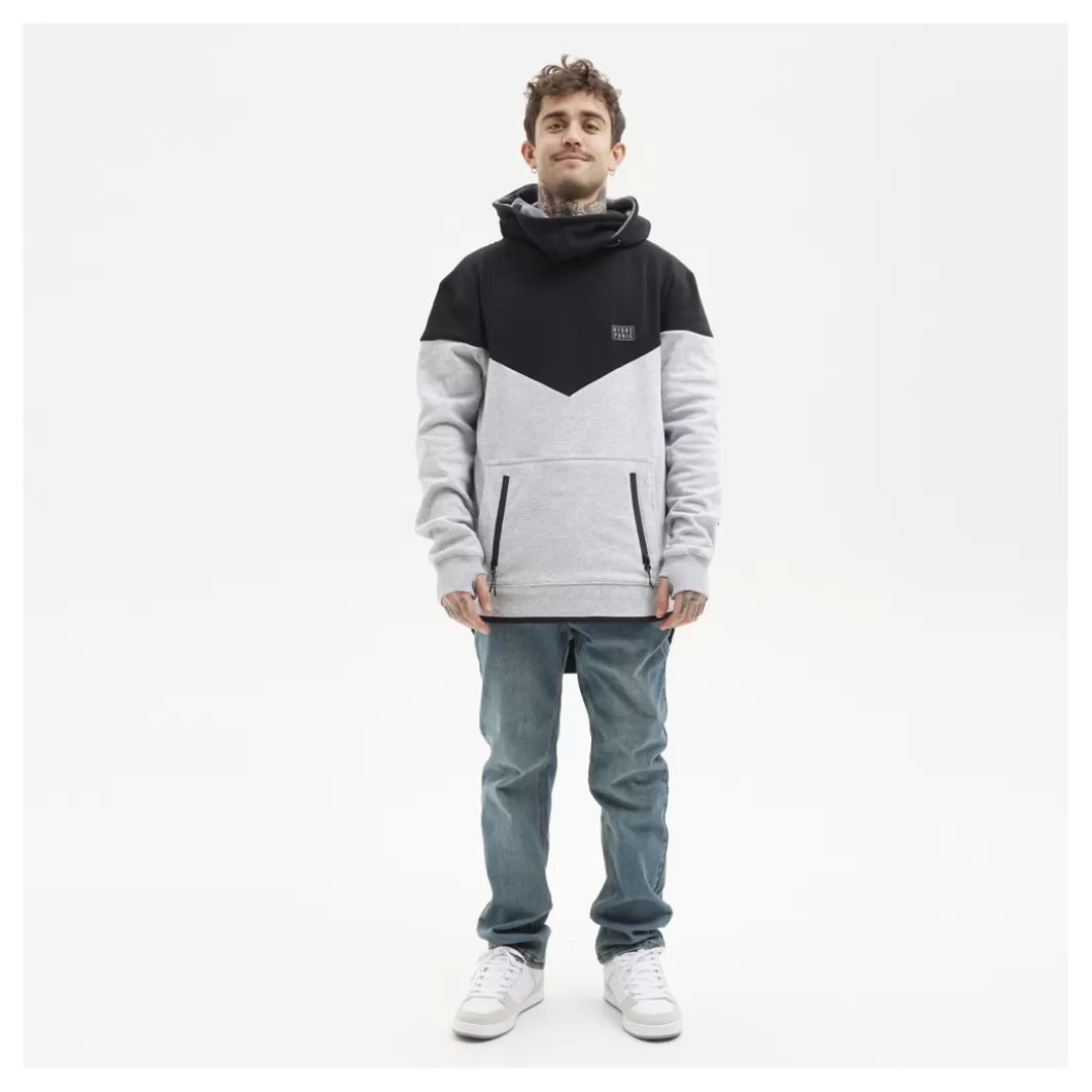 Hydroponic Sudaderas Con Capucha Dh | Sudaderas Con Capucha>Sudadera Con Capucha DH PLOW Black / Heather Grey