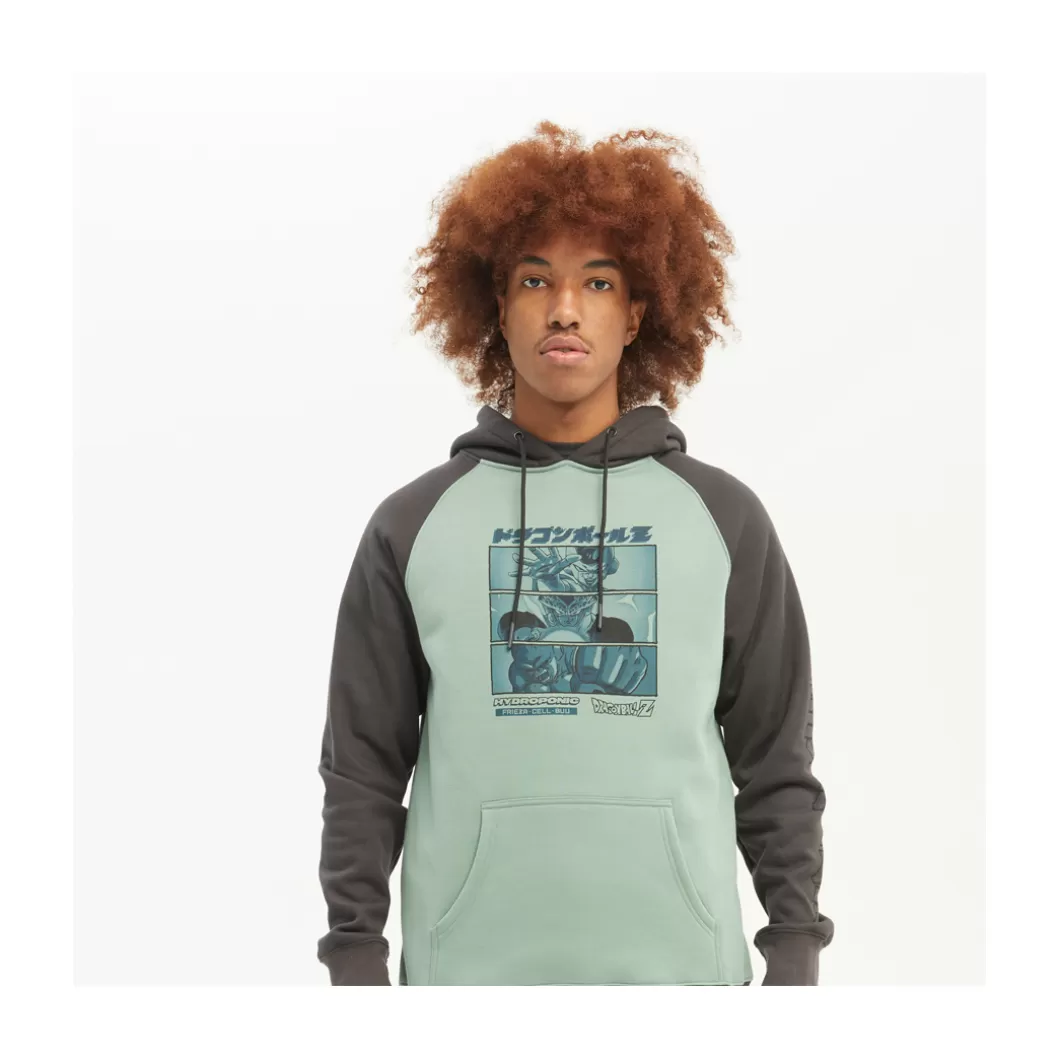 Hydroponic Dragon Ball Z Colabo | Sudaderas Con Capucha>Sudadera Con Capucha DRAGON BALL Z EVIL Charcoal / Light Pine